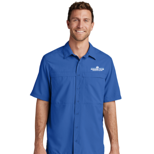 Port Authority Short Sleeve UV Daybreak Shirt (Royal)